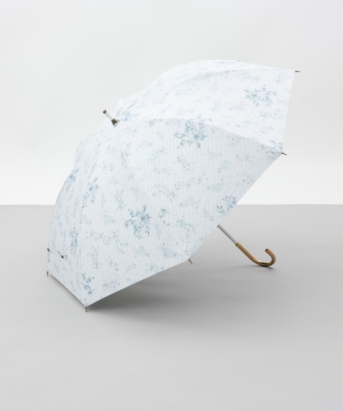 dazzlin（ダズリン）の「【dazzlin(ダズリン)】フラワープリント晴雨兼用傘（長傘）（長傘・レディース・ブラック/ピンク/ホワイト・FREE）」の7枚目の写真