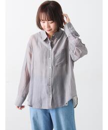 柄アソートシアーシャツ