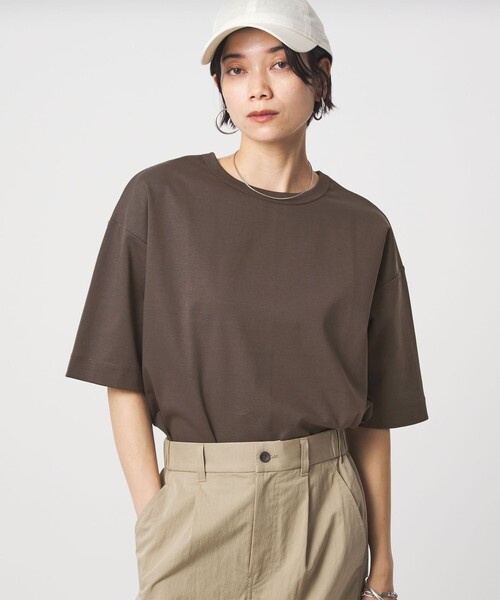 クロップド ポンチ Tシャツ（Tシャツ/カットソー）｜green label