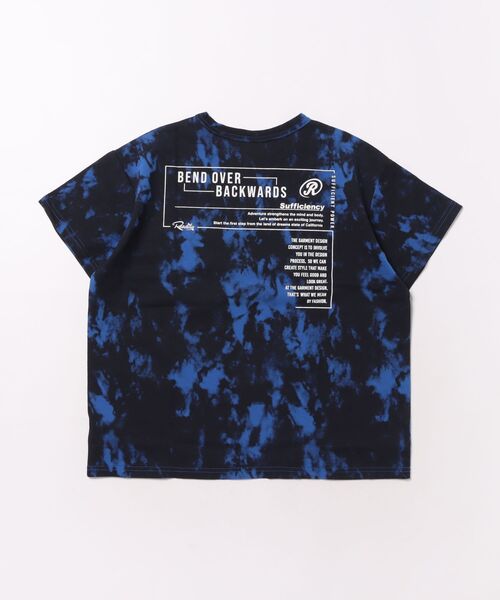 FARM(ファーム)の「タイダイソウガラTシャツ(Tシャツ/カットソー・キッズ・ブルー/ブラック・140cm/150cm/130cm/160cm)」の3枚目の写真