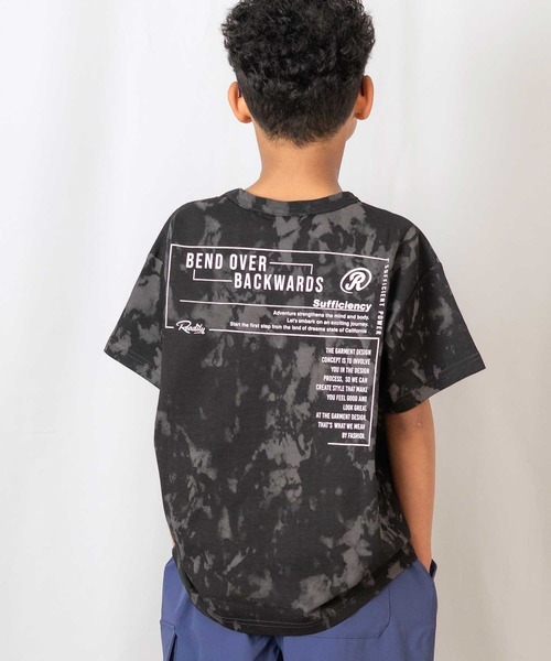 FARM(ファーム)の「タイダイソウガラTシャツ(Tシャツ/カットソー・キッズ・ブルー/ブラック・140cm/150cm/130cm/160cm)」の1枚目の写真