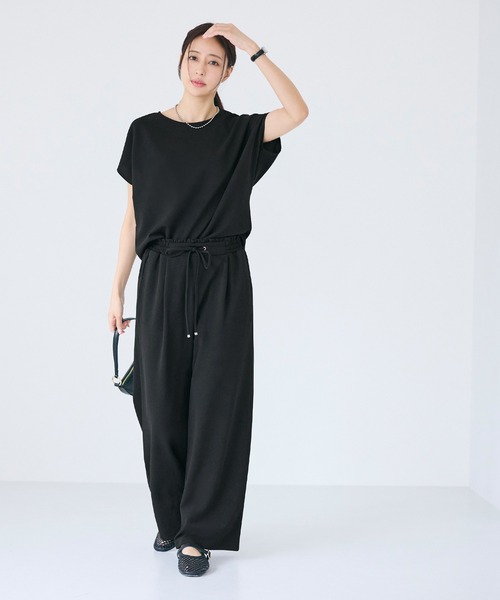 coca(coca)(コカ)の「カットジョーゼットイージーパンツ(その他パンツ・レディース・ベージュ/ブラック・S/M/L)」の13枚目の写真