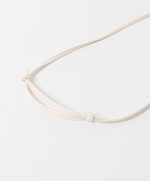 KBF(ケイビーエフ)の「フリンジマルチアクセサリー(ポーチ・レディース・ブラック/アイボリー・ONE)」の12枚目の写真