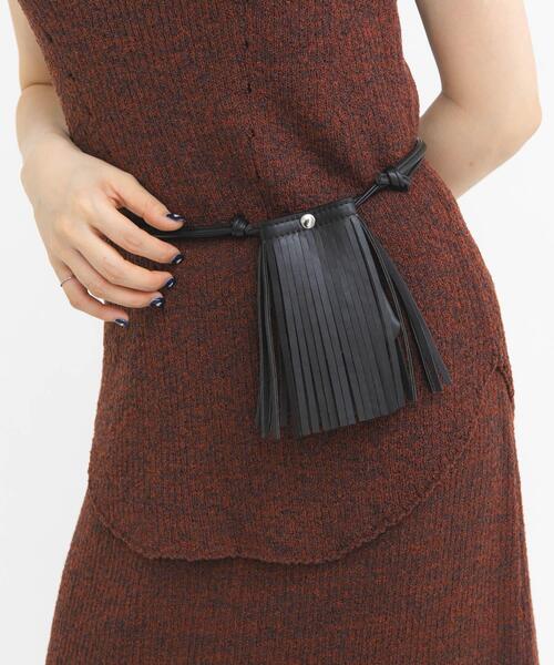 KBF(ケイビーエフ)の「フリンジマルチアクセサリー(ポーチ・レディース・ブラック/アイボリー・ONE)」の16枚目の写真