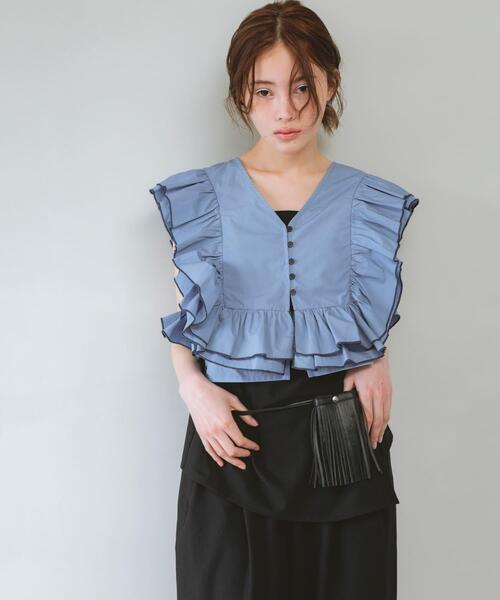 KBF(ケイビーエフ)の「フリンジマルチアクセサリー(ポーチ・レディース・ブラック/アイボリー・ONE)」の19枚目の写真