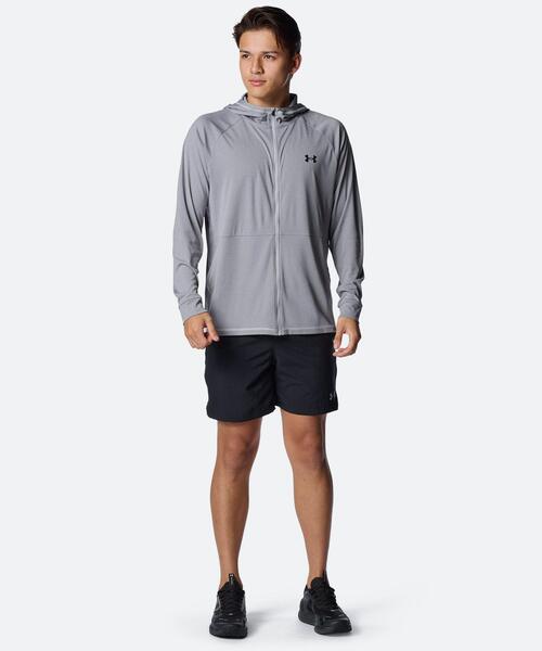 UNDER ARMOUR(アンダーアーマー)の「UAテック フルジップ フーディー(トレーニング/メンズ)(Tシャツ/カットソー・メンズ・グレー・L/S/2XL/XL/M)」の4枚目の写真