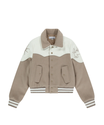 TUOMIO（トゥオミオ）の「WESTERN VARSITY JACKET [BEIGE]（スタジャン）」