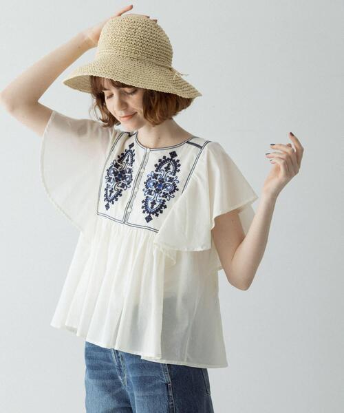 URBAN RESEARCH Sonny Label(アーバンリサーチサニーレーベル)の「折り畳みペーパーハット(ハット・レディース・ベージュ/キャメル・ONE)」の6枚目の写真