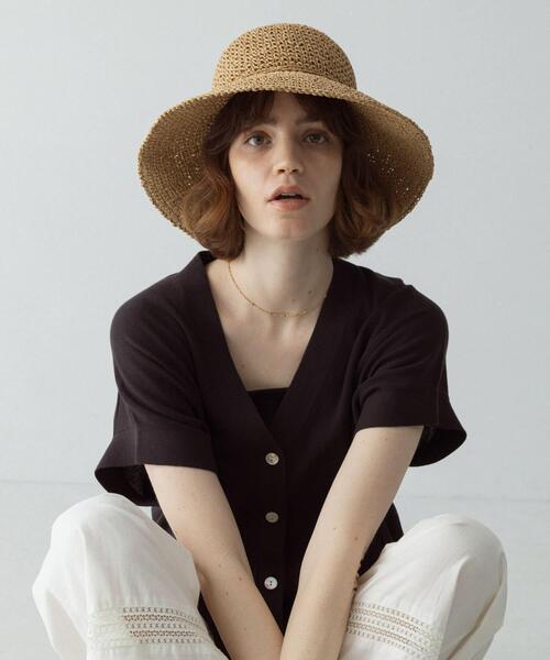URBAN RESEARCH Sonny Label(アーバンリサーチサニーレーベル)の「折り畳みペーパーハット(ハット・レディース・ベージュ/キャメル・ONE)」の13枚目の写真