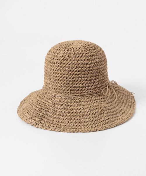 URBAN RESEARCH Sonny Label(アーバンリサーチサニーレーベル)の「折り畳みペーパーハット(ハット・レディース・ベージュ/キャメル・ONE)」の17枚目の写真