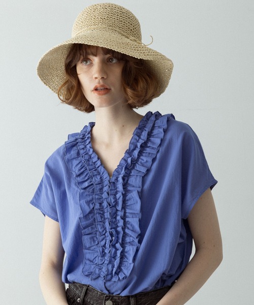 URBAN RESEARCH Sonny Label(アーバンリサーチサニーレーベル)の「折り畳みペーパーハット(ハット・レディース・ベージュ/キャメル・ONE)」の3枚目の写真