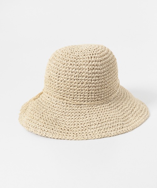 URBAN RESEARCH Sonny Label(アーバンリサーチサニーレーベル)の「折り畳みペーパーハット(ハット・レディース・ベージュ/キャメル・ONE)」の14枚目の写真