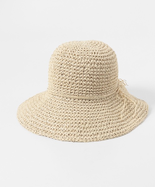 URBAN RESEARCH Sonny Label(アーバンリサーチサニーレーベル)の「折り畳みペーパーハット(ハット・レディース・ベージュ/キャメル・ONE)」の12枚目の写真