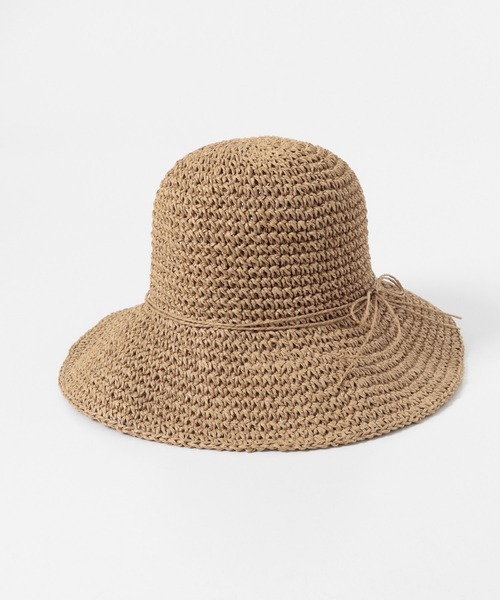 URBAN RESEARCH Sonny Label(アーバンリサーチサニーレーベル)の「折り畳みペーパーハット(ハット・レディース・ベージュ/キャメル・ONE)」の13枚目の写真