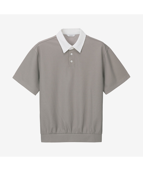 MINDBRIDGE(マインドブリッジ)の「カラー配色マンツーマン - 2カラー MYTS31M2(Tシャツ/カットソー・メンズ・チャコール/ダークベージュ・100/95/105/110)」の2枚目の写真