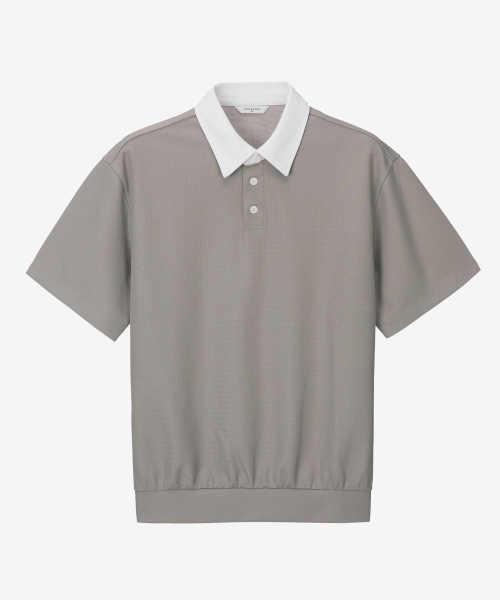 MINDBRIDGE(マインドブリッジ)の「カラー配色マンツーマン - 2カラー MYTS31M2(Tシャツ/カットソー・メンズ・チャコール/ダークベージュ・100/95/105/110)」の6枚目の写真