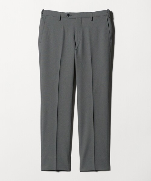 green label relaxing（グリーンレーベルリラクシング）の「A+ COOL ポリエステル バーズアイ スタンダード アジャスター NP スラックス -ウォッシャブル・ストレッチ・接触冷感・吸水速乾-（スラックス・メンズ・グレー系/ダークグレー/ネイビー・XL/XXL/L/S/M）」の5枚目の写真