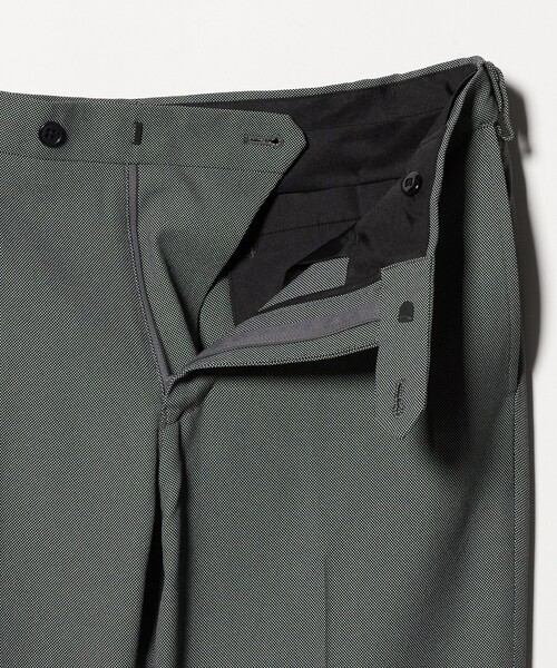 green label relaxing（グリーンレーベルリラクシング）の「A+ COOL ポリエステル バーズアイ スタンダード アジャスター NP スラックス -ウォッシャブル・ストレッチ・接触冷感・吸水速乾-（スラックス・メンズ・グレー系/ダークグレー/ネイビー・XL/XXL/L/S/M）」の7枚目の写真