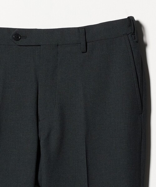 green label relaxing（グリーンレーベルリラクシング）の「A+ COOL ポリエステル バーズアイ スタンダード アジャスター NP スラックス -ウォッシャブル・ストレッチ・接触冷感・吸水速乾-（スラックス・メンズ・グレー系/ダークグレー/ネイビー・XL/XXL/L/S/M）」の11枚目の写真