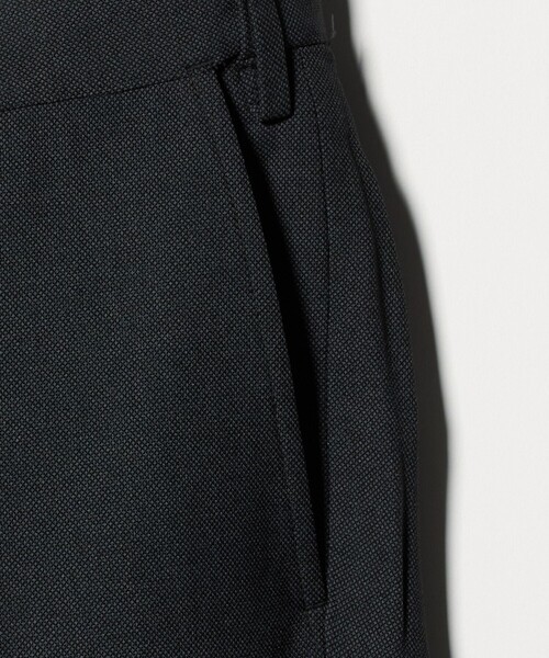 green label relaxing（グリーンレーベルリラクシング）の「A+ COOL ポリエステル バーズアイ スタンダード アジャスター NP スラックス -ウォッシャブル・ストレッチ・接触冷感・吸水速乾-（スラックス・メンズ・グレー系/ダークグレー/ネイビー・XL/XXL/L/S/M）」の12枚目の写真