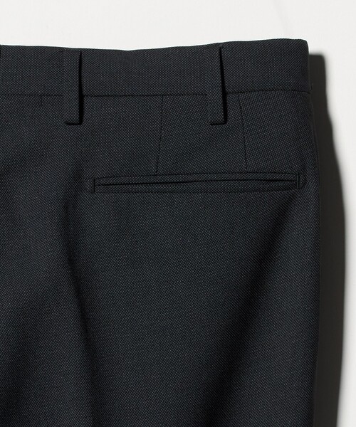 green label relaxing（グリーンレーベルリラクシング）の「A+ COOL ポリエステル バーズアイ スタンダード アジャスター NP スラックス -ウォッシャブル・ストレッチ・接触冷感・吸水速乾-（スラックス・メンズ・グレー系/ダークグレー/ネイビー・XL/XXL/L/S/M）」の13枚目の写真