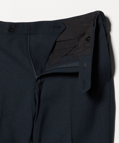 green label relaxing（グリーンレーベルリラクシング）の「A+ COOL ポリエステル バーズアイ スタンダード アジャスター NP スラックス -ウォッシャブル・ストレッチ・接触冷感・吸水速乾-（スラックス・メンズ・グレー系/ダークグレー/ネイビー・XL/XXL/L/S/M）」の19枚目の写真