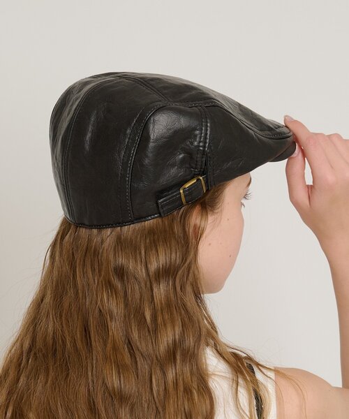 w closet（ダブルクローゼット）の「ハンチング（キャップ・レディース・ブラウン/ブラック・FREE）」の7枚目の写真