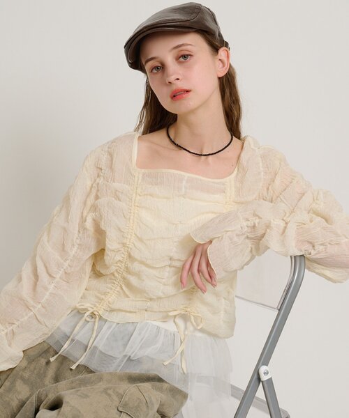 w closet（ダブルクローゼット）の「ハンチング（キャップ・レディース・ブラウン/ブラック・FREE）」の4枚目の写真