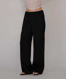 KINO THE KEI（キノザケイ）の「サテン セミ ワイド パンツ KINO THE KEI（その他パンツ）」