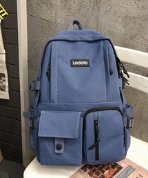 so.C.hu リュック バックパック ブルーグリーン系 プリーツバックパック SEU｜エスイーユーのバックパック/リュック（ブルー・ネイビー/青色系