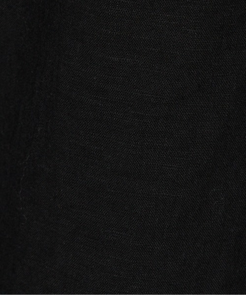 HELIOPOLE(エリオポール)の「FRENCH LINEN PANTS(スラックス・レディース・ダークブラウン/ブラック・36/38)」の6枚目の写真