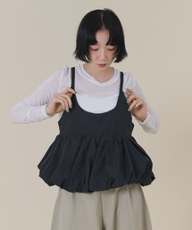 FMiBL（ファミル）の「バルーンキャミレイヤードトップス（Tシャツ/カットソー）」