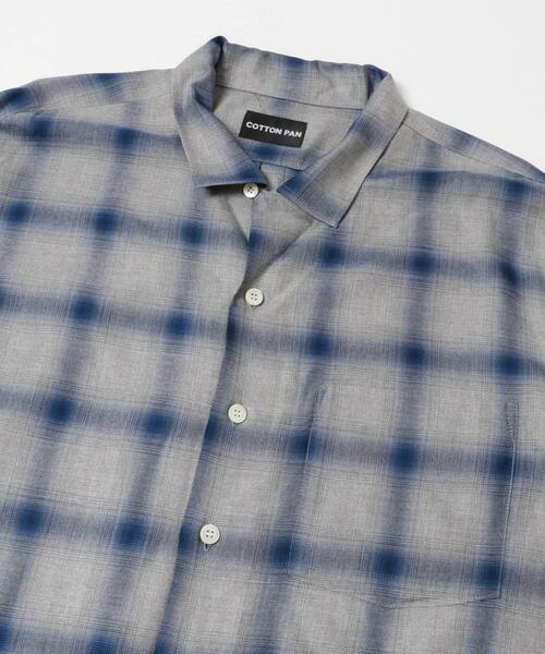cotton pan（コットンパン）の「COTTON PAN　SOHOオンブレシャツロングスリーブ（シャツ/ブラウス・メンズ・ブラック/ブルー/ブルー系その他・2/3）」の10枚目の写真