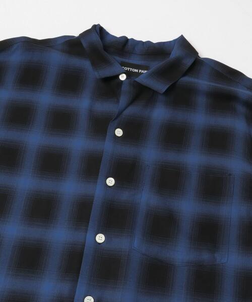 cotton pan（コットンパン）の「COTTON PAN　SOHOオンブレシャツロングスリーブ（シャツ/ブラウス・メンズ・ブラック/ブルー/ブルー系その他・2/3）」の12枚目の写真