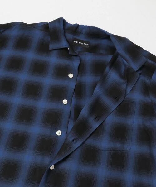 cotton pan（コットンパン）の「COTTON PAN　SOHOオンブレシャツロングスリーブ（シャツ/ブラウス・メンズ・ブラック/ブルー/ブルー系その他・2/3）」の13枚目の写真