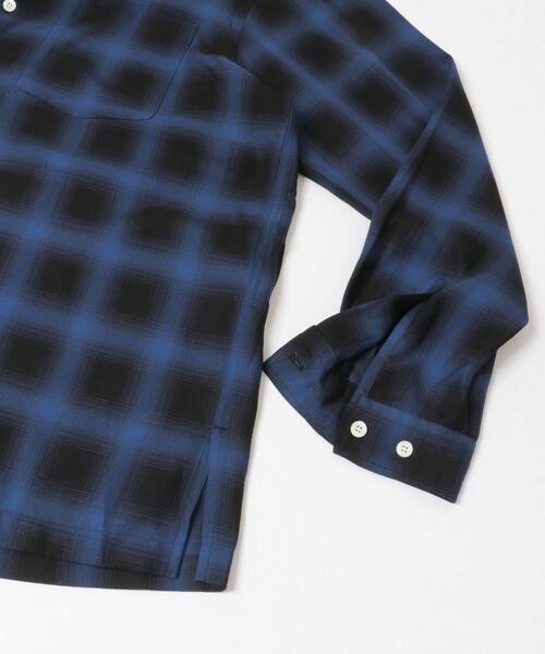 cotton pan（コットンパン）の「COTTON PAN　SOHOオンブレシャツロングスリーブ（シャツ/ブラウス・メンズ・ブラック/ブルー/ブルー系その他・2/3）」の14枚目の写真