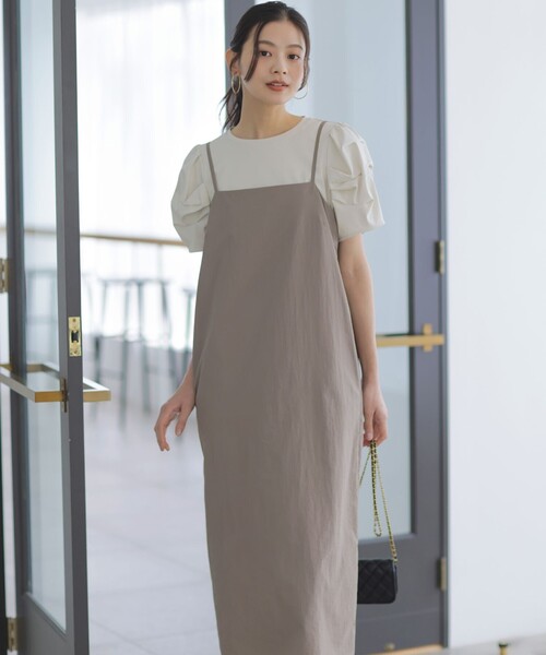 組曲(クミキョク)の「タッチミースムース ボリュームスリーブ カットソー(Tシャツ/カットソー・レディース・ブラック系/ホワイト系/ダークブラウン系・2/3)」の16枚目の写真
