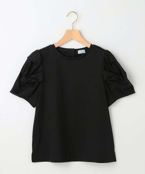 組曲(クミキョク)の「タッチミースムース ボリュームスリーブ カットソー(Tシャツ/カットソー・レディース・ブラック系/ホワイト系/ダークブラウン系・2/3)」の22枚目の写真