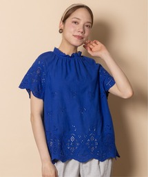 RESPEC（リスペック）の「コットン刺繍レースブラウス（シャツ/ブラウス）」