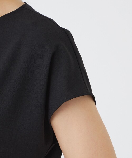 TRANS WORK(トランスワーク)の「【L】【ウォッシャブル】クロッシュケミカルレースコンビワンピース(ワンピース・レディース・ブラウン系その他5/ブラック・44/46)」の9枚目の写真
