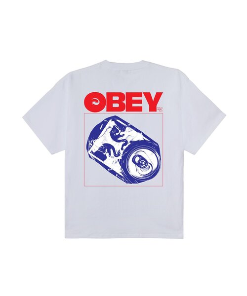 OBEY(オベイ)の「【OBEY】REUSE(Tシャツ/カットソー・レディース・ホワイト/ブラック・SMALL)」の3枚目の写真