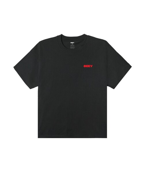 OBEY(オベイ)の「【OBEY】REUSE(Tシャツ/カットソー・レディース・ホワイト/ブラック・SMALL)」の4枚目の写真