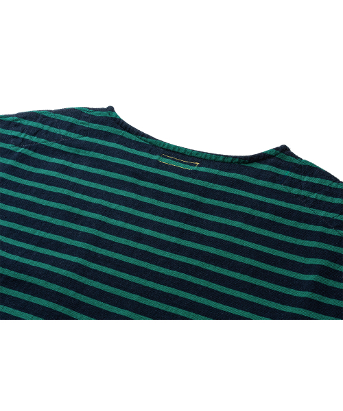 THE RESQ（ザーレスキュー）の「CLASSIC STRIPED L/S TEE [INK NAVY]（Tシャツ/カットソー・メンズ・その他・LARGE/MEDIUM/X-LARGE）」の6枚目の写真