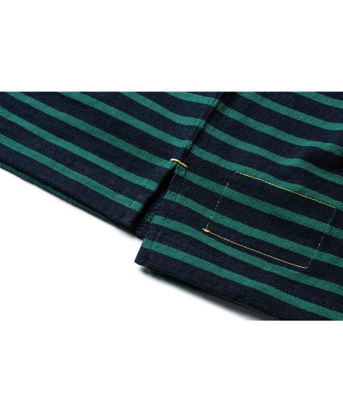 THE RESQ（ザーレスキュー）の「CLASSIC STRIPED L/S TEE [INK NAVY]（Tシャツ/カットソー・メンズ・その他・LARGE/MEDIUM/X-LARGE）」の7枚目の写真