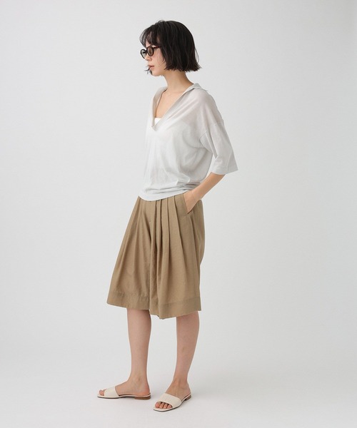 BABYLONE（バビロン）の「タックハーフパンツ（その他パンツ・レディース・ベージュ/ブラウン・フリー）」の9枚目の写真