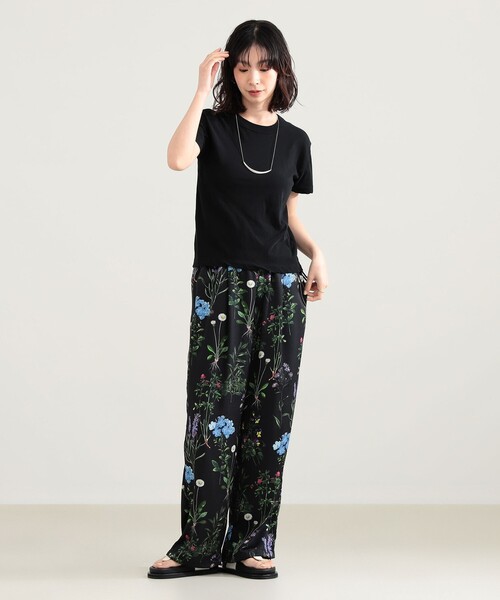 Demi-Luxe BEAMS（デミルクス ビームス）の「ATON / コンパクト Tシャツ（Tシャツ/カットソー・レディース・ブラック/サックスブルー/ホワイト・ONE SIZE）」の5枚目の写真