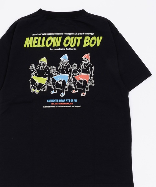 Duckster(ダックスター)の「REGULAR FIT S/STEE(MELLOW OUT BOY)(Tシャツ/カットソー・レディース・ブラック・XL/M/L)」の1枚目の写真