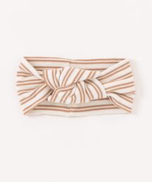 ARCHIVER（アーカイバ）の「【RES】【Quincy Mae】Ribbed Knotted Headband || Golden Stripe（その他ベビー用品）」