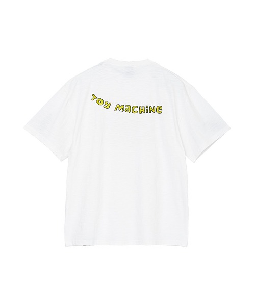 TOY MACHINE(トイ マシーン)の「TM GM PIZZA SECT SLUB YARN SS TEE(Tシャツ/カットソー・メンズ・ホワイト/ライトブラウン・XL/L/M)」の4枚目の写真
