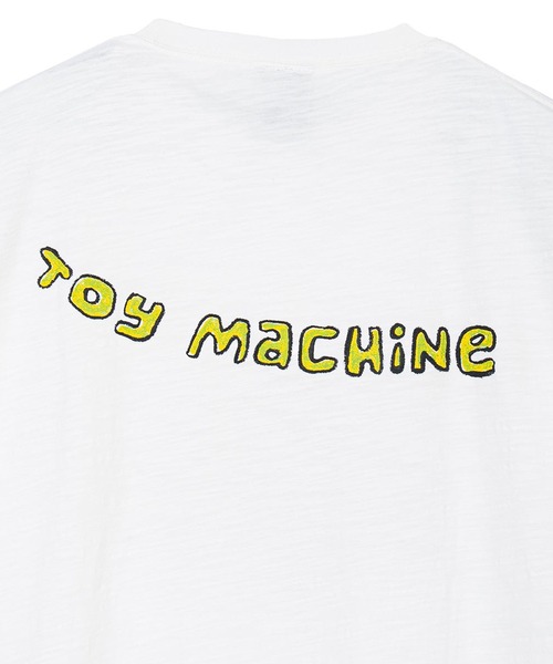 TOY MACHINE(トイ マシーン)の「TM GM PIZZA SECT SLUB YARN SS TEE(Tシャツ/カットソー・メンズ・ホワイト/ライトブラウン・XL/L/M)」の7枚目の写真